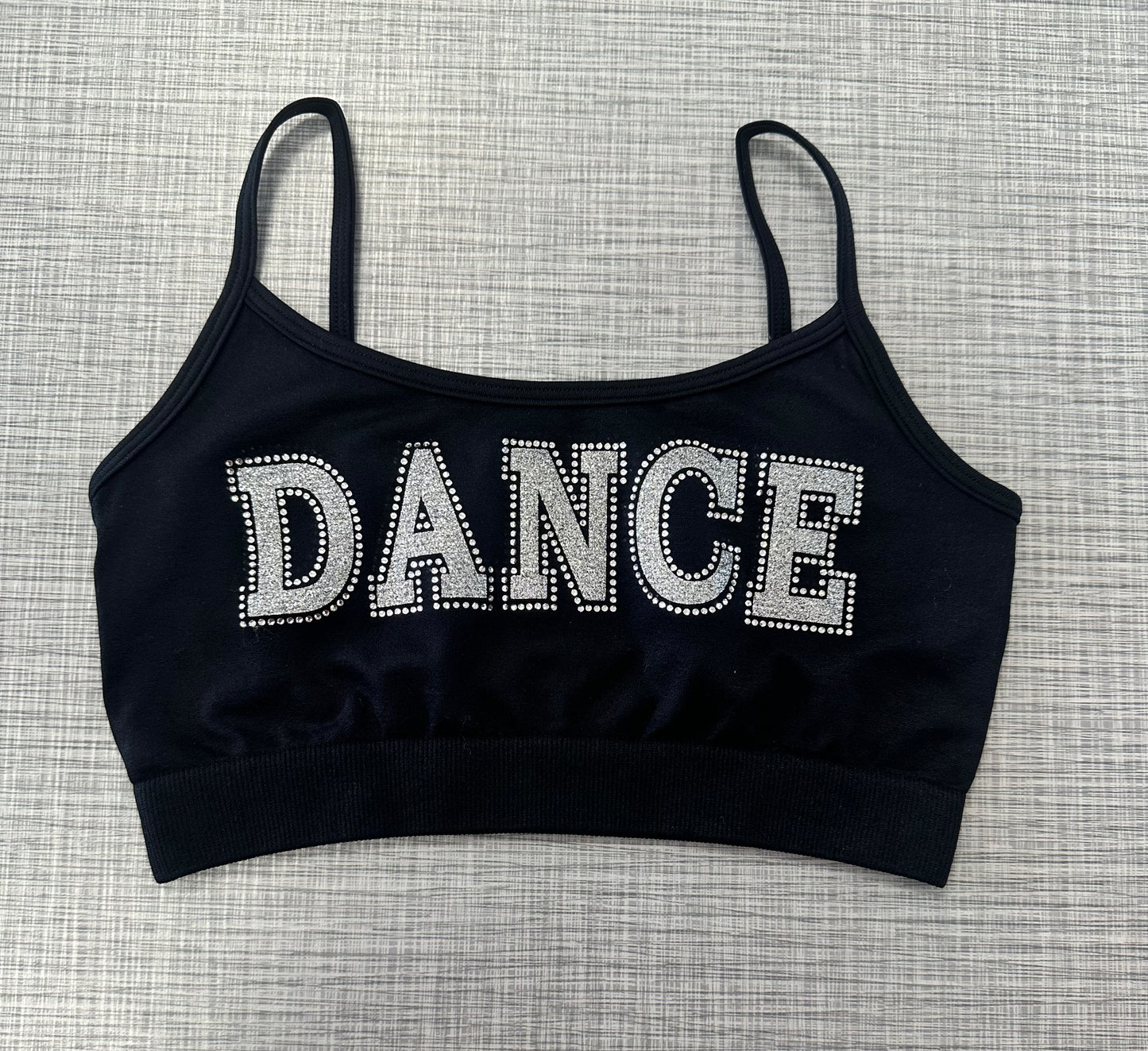 Black Dance Crop Top