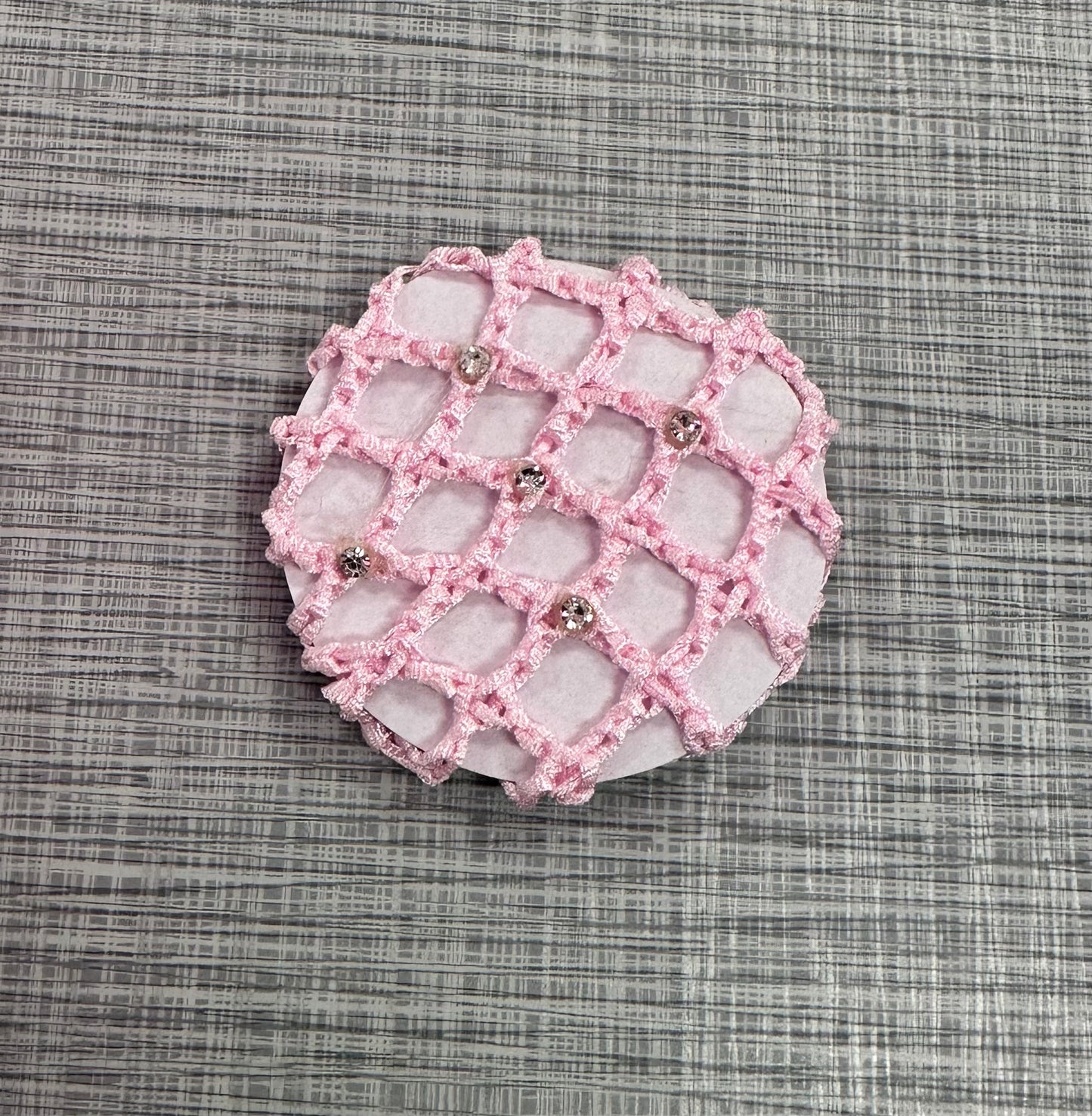 Bun Covers with Rhinestones