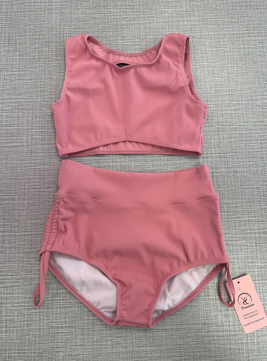 CY Dusty Rose Tank Cinch Brief Set