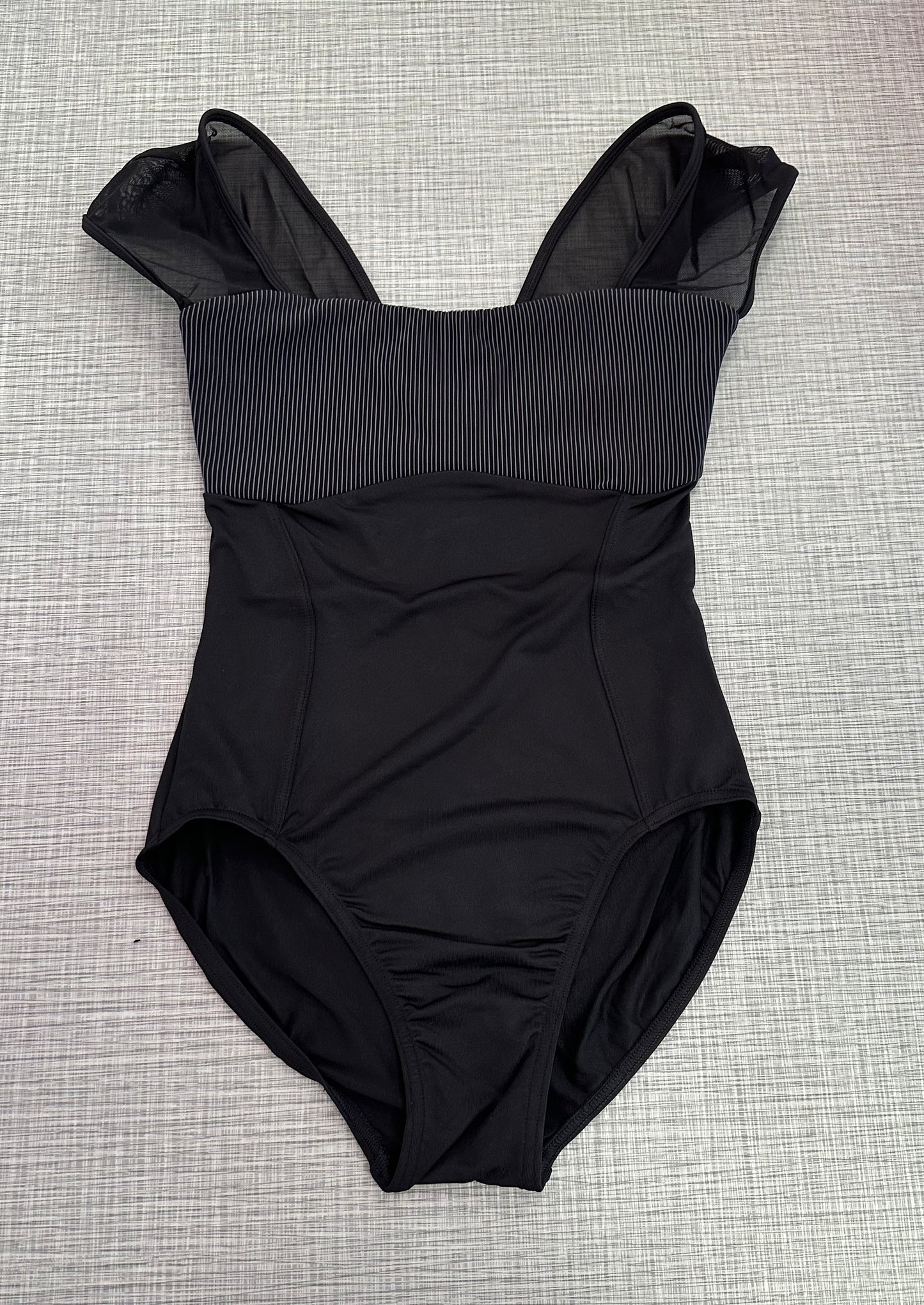 Open Back Cap Sleeve Leotard #M20001