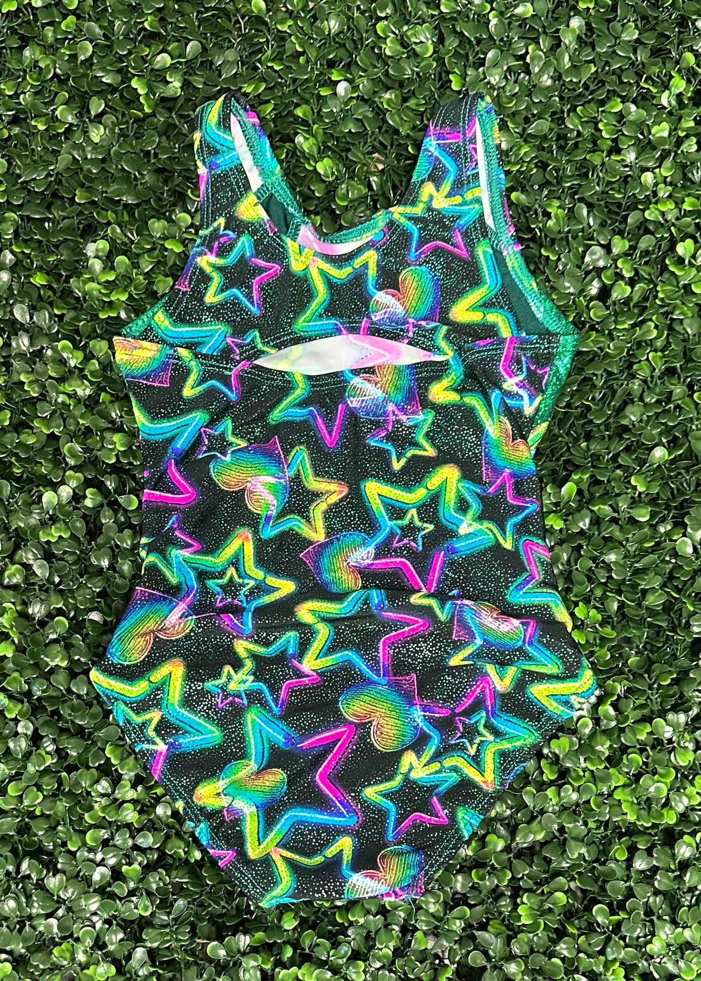 Neon Star Tank Leotard