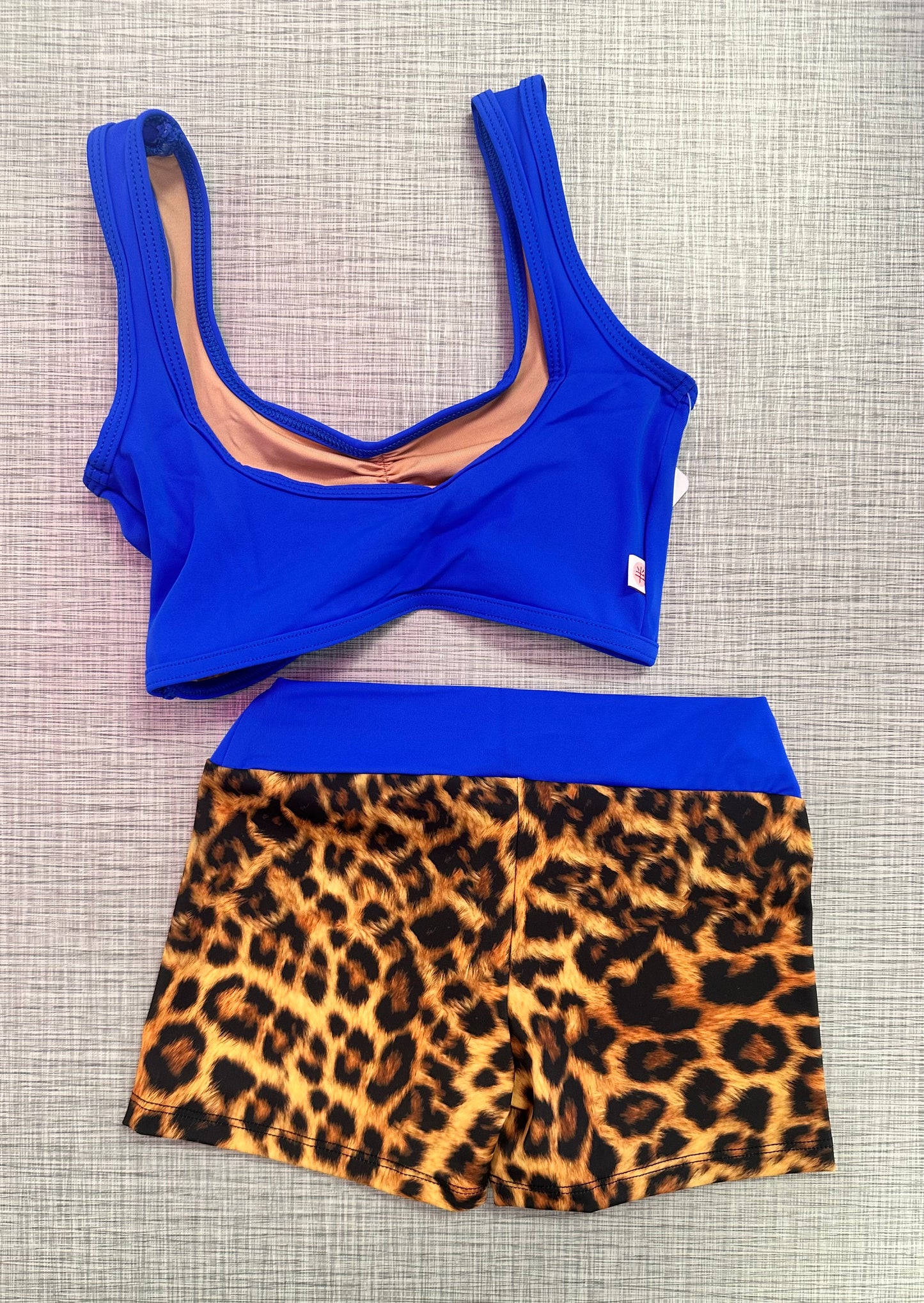 Demi Pinch Top & Cheetah Shorts