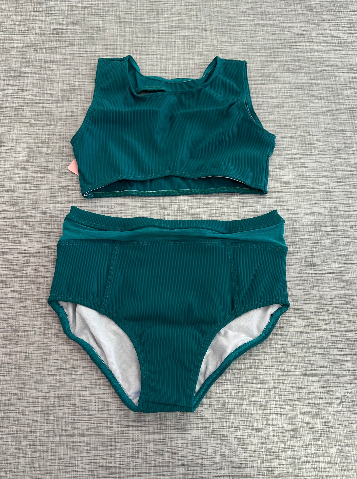 CY Jade Ribbed Tank Brief Set ^