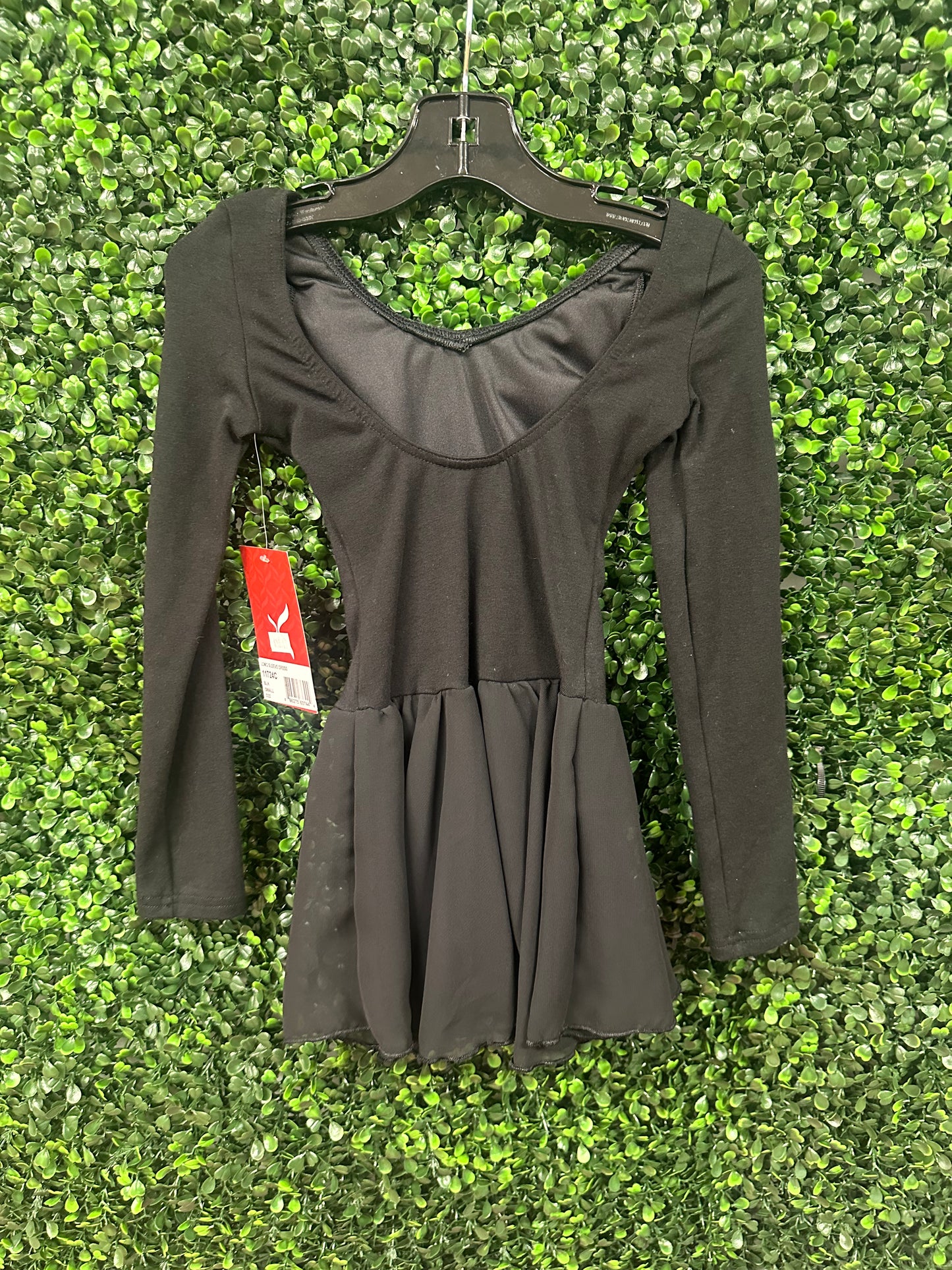 Long Sleeve Dress Leotard #11724