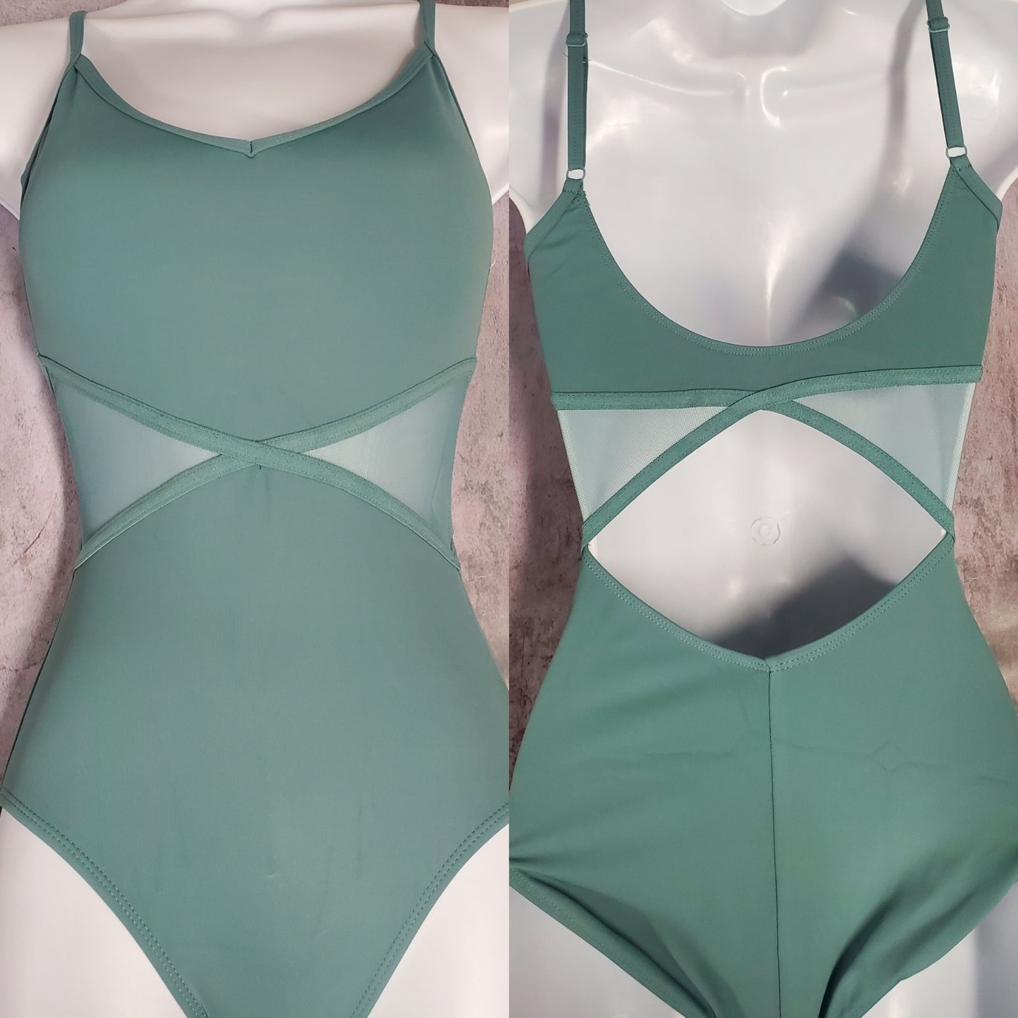 Alexis Mesh Insert Leotard #21100