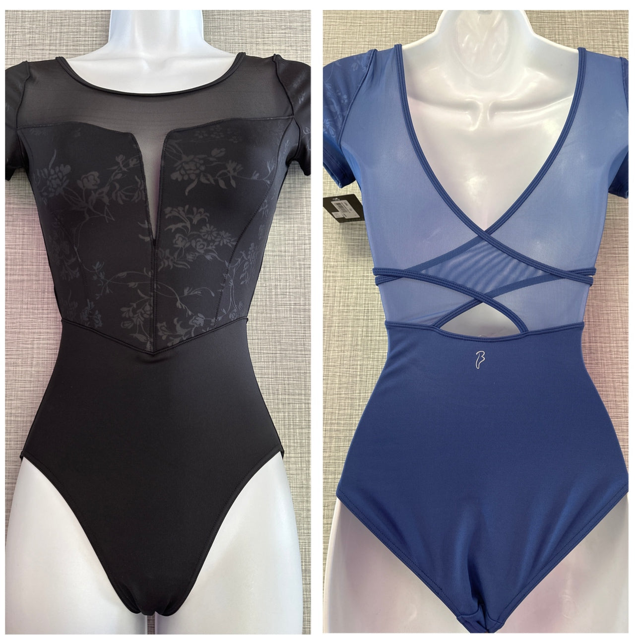 Cap Sleeve Mesh Cross Back Leotard 20006 Tightspot Dancewear Center 