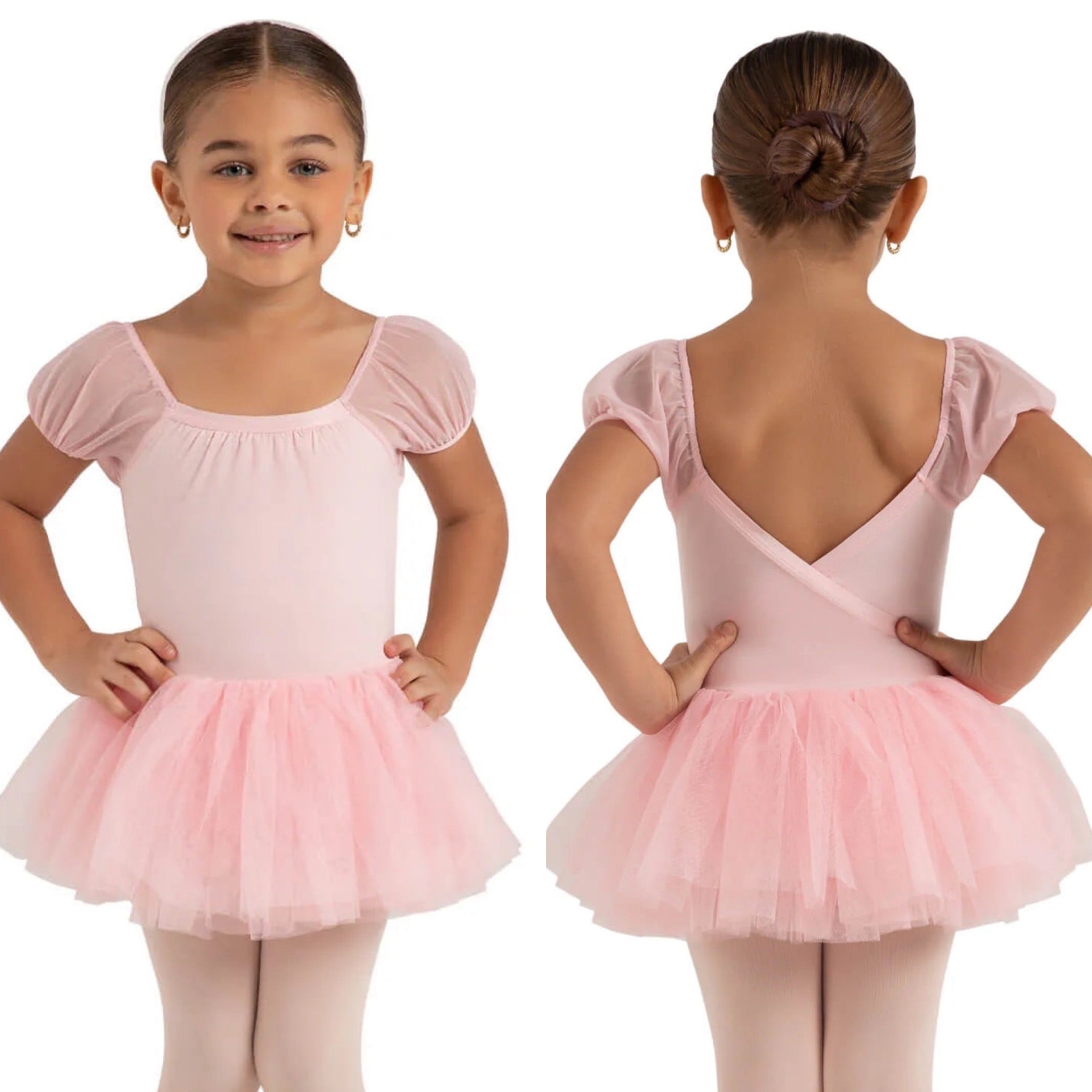 pink ballet tutu dress Capezio Cloud Nine Heavenly Tutu Dress - Child in Pink