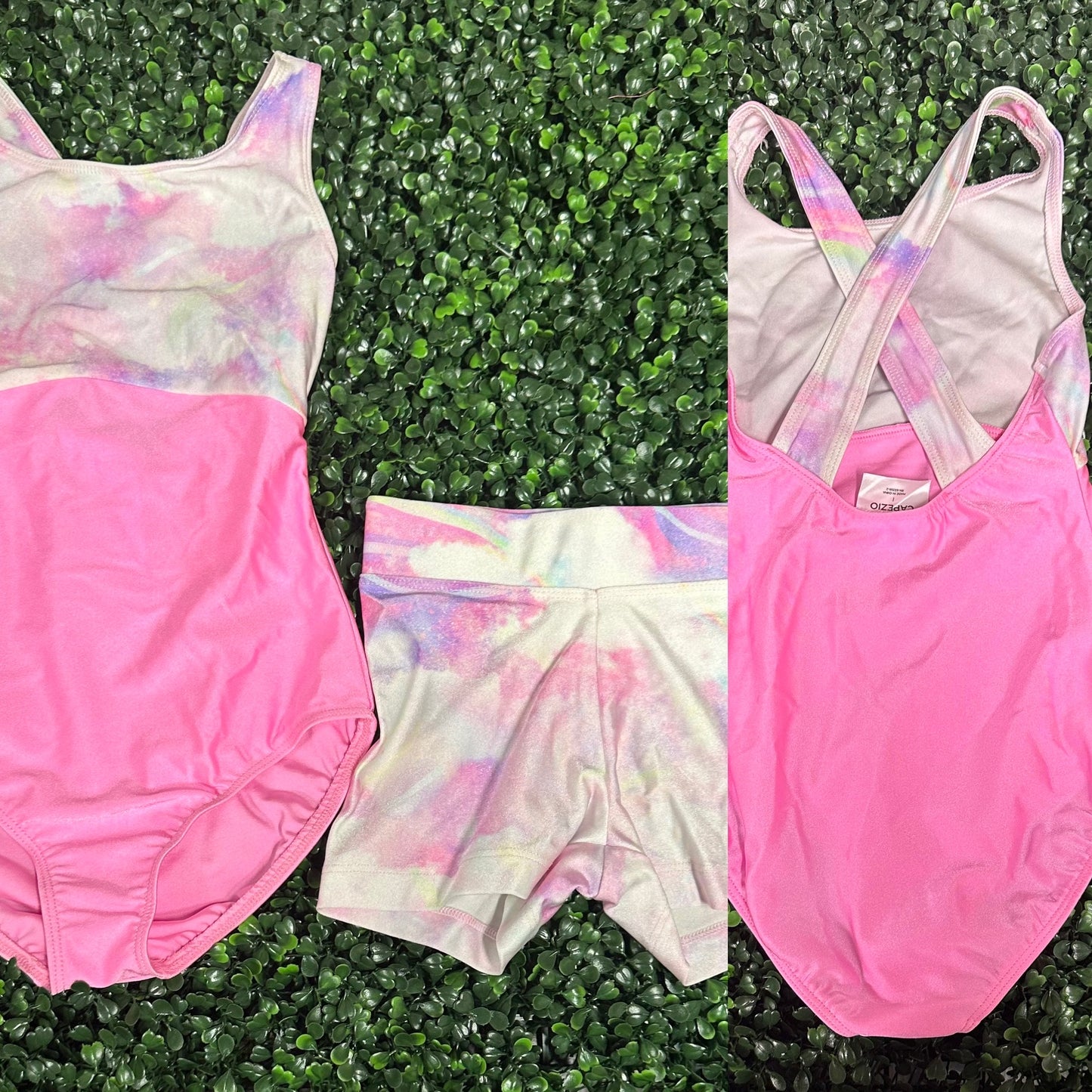 Swirl Leotard w/ Shorts #12200