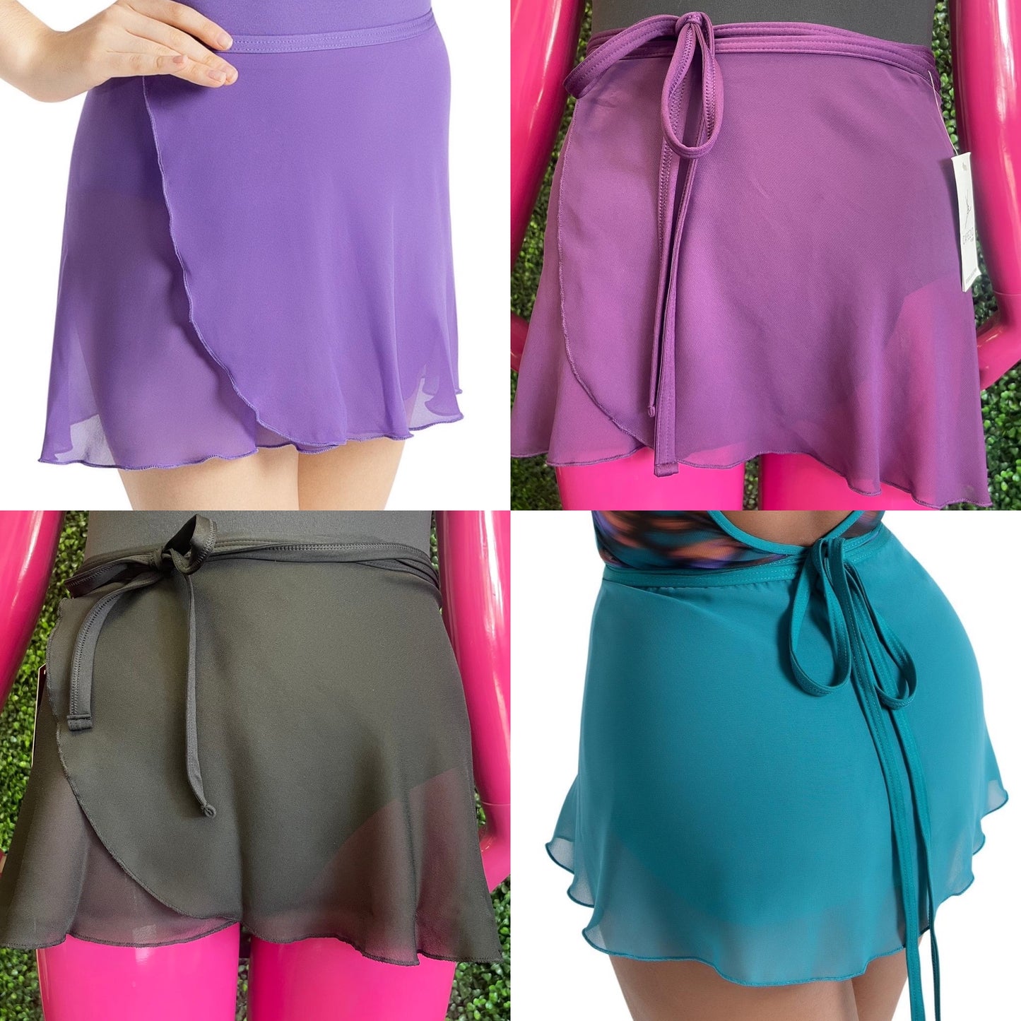 Mesh Wrap Skirt #SE 1057