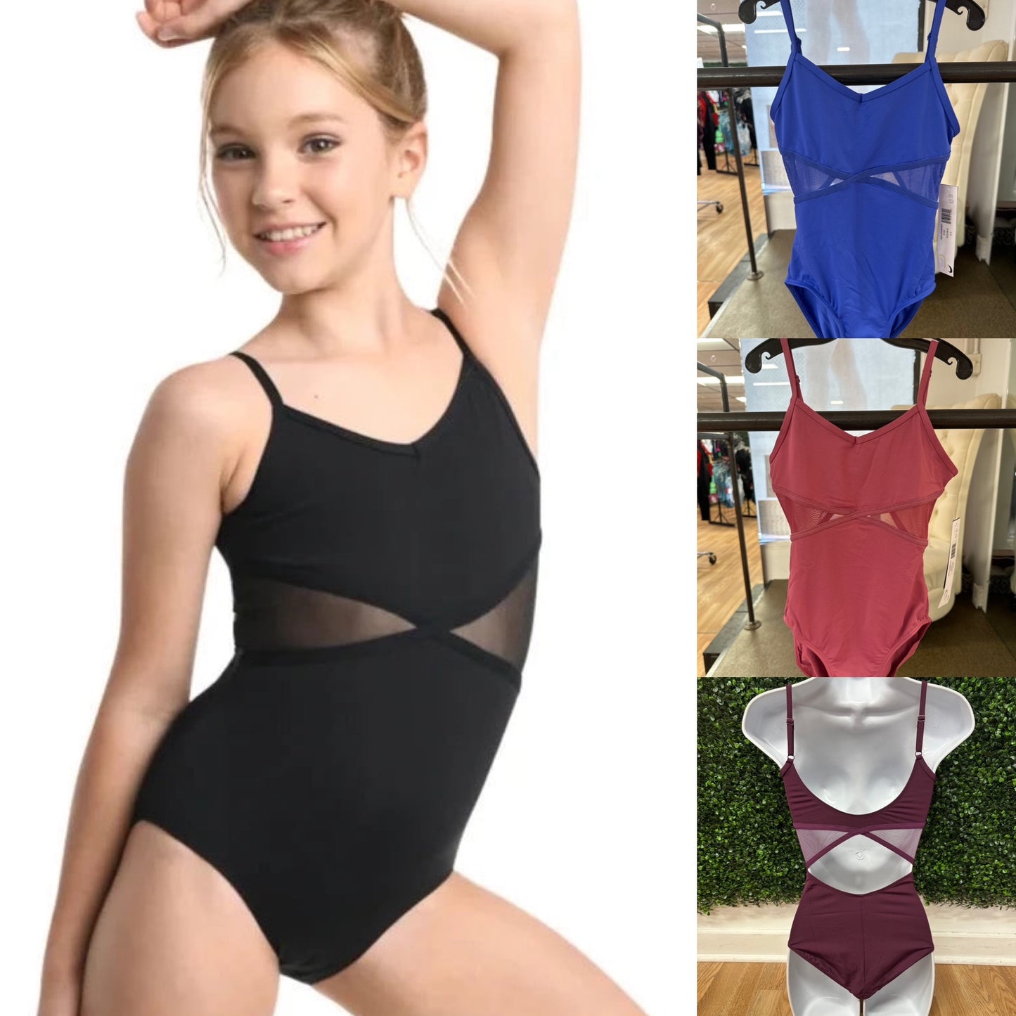 Alexis Mesh Insert Leotard #21100