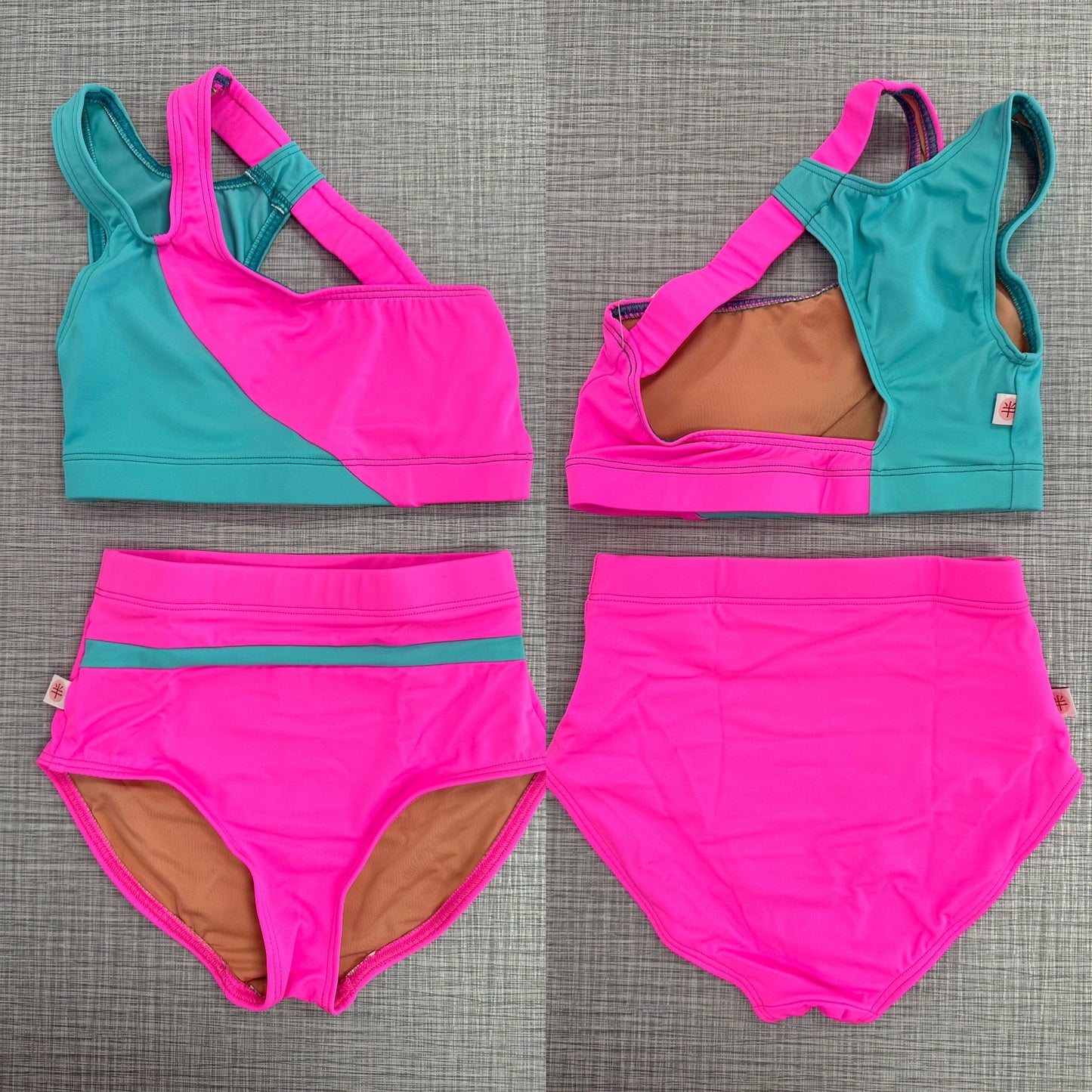 Cut Out Crop Top & Brief Set