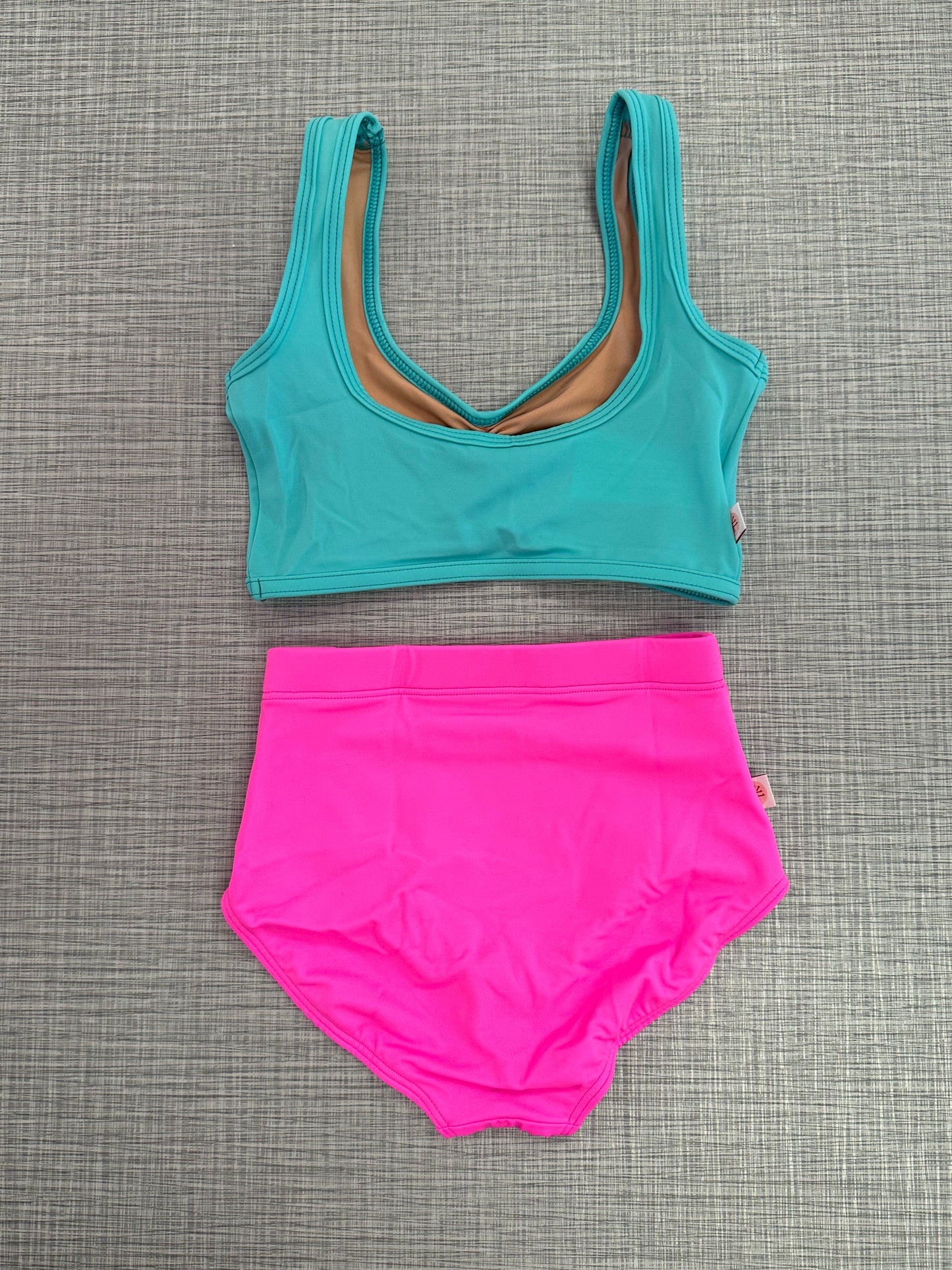 Pinch Front Bra Top & Brief Set