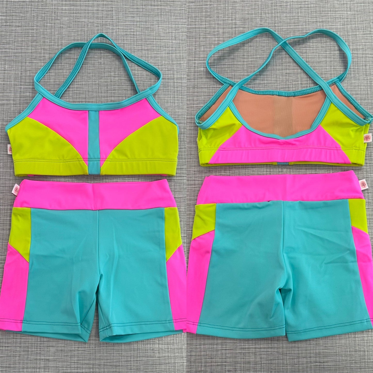 Demi Bra Top & Short Set
