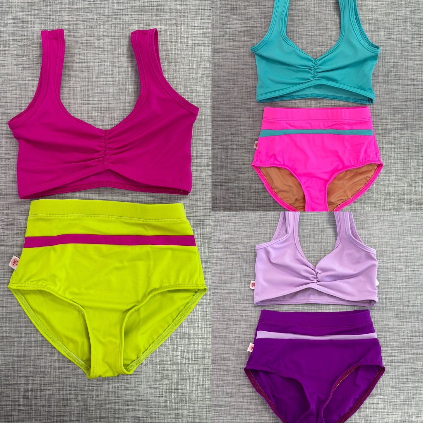 Pinch Front Bra Top & Brief Set