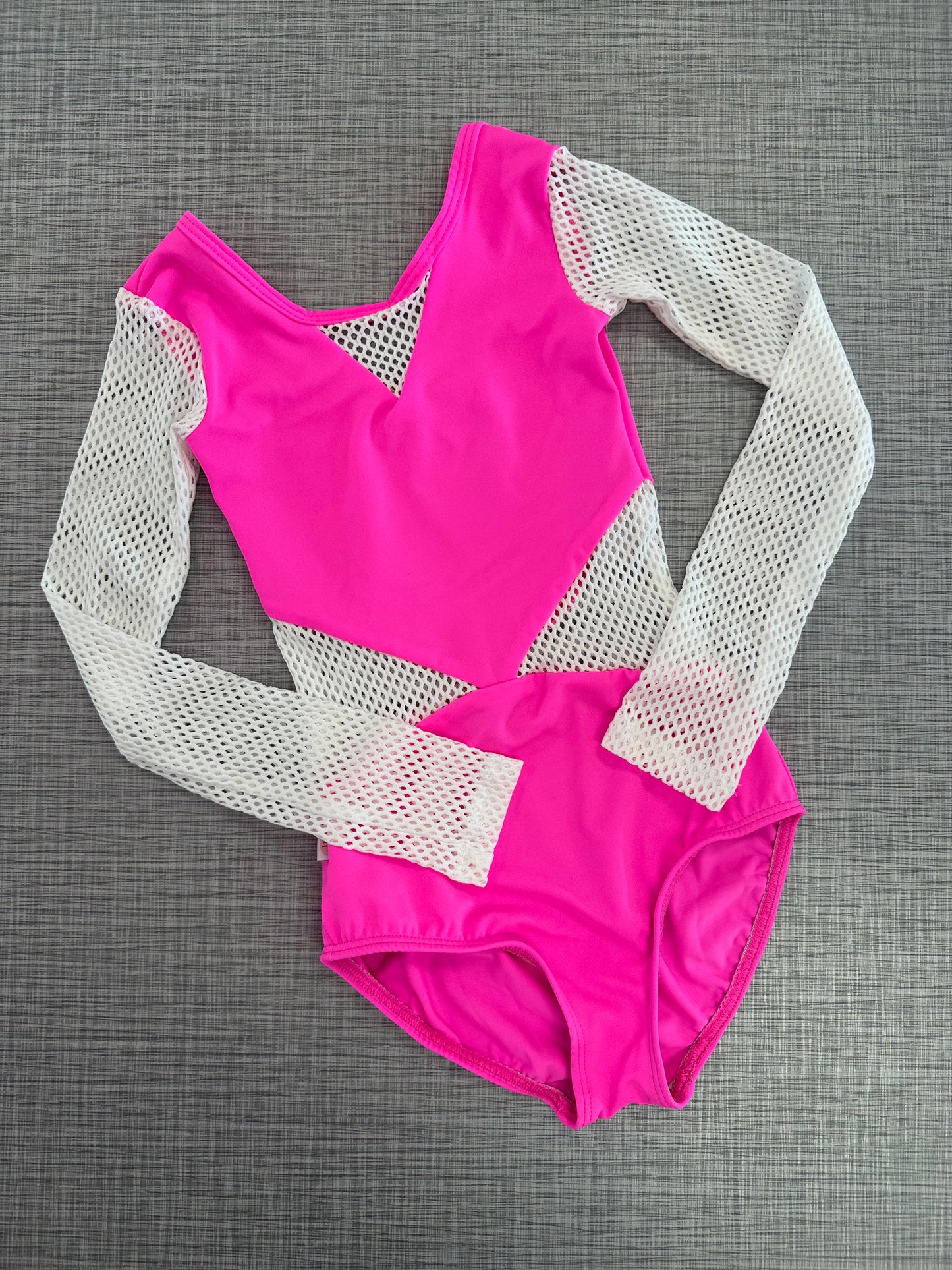 Demi Small Mesh Long Sleeve Leotard