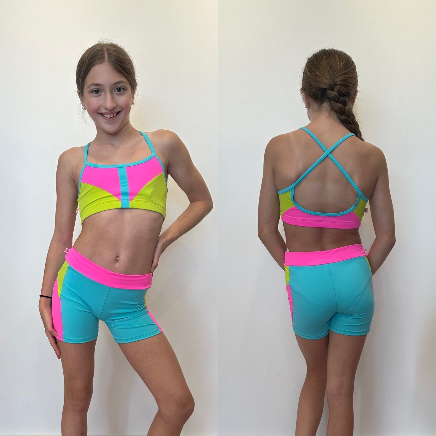 Demi Bra Top & Short Set