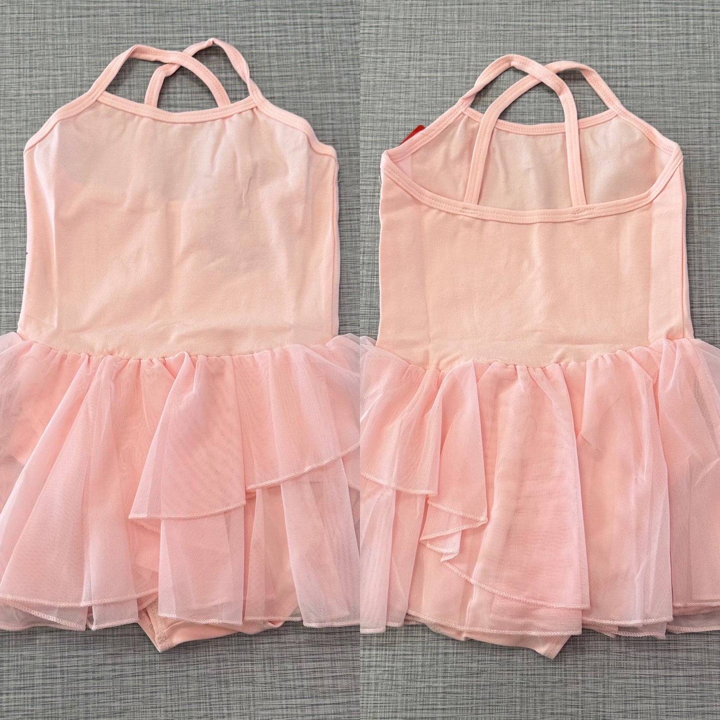 Cami X-Back Mesh Skirt Leotard