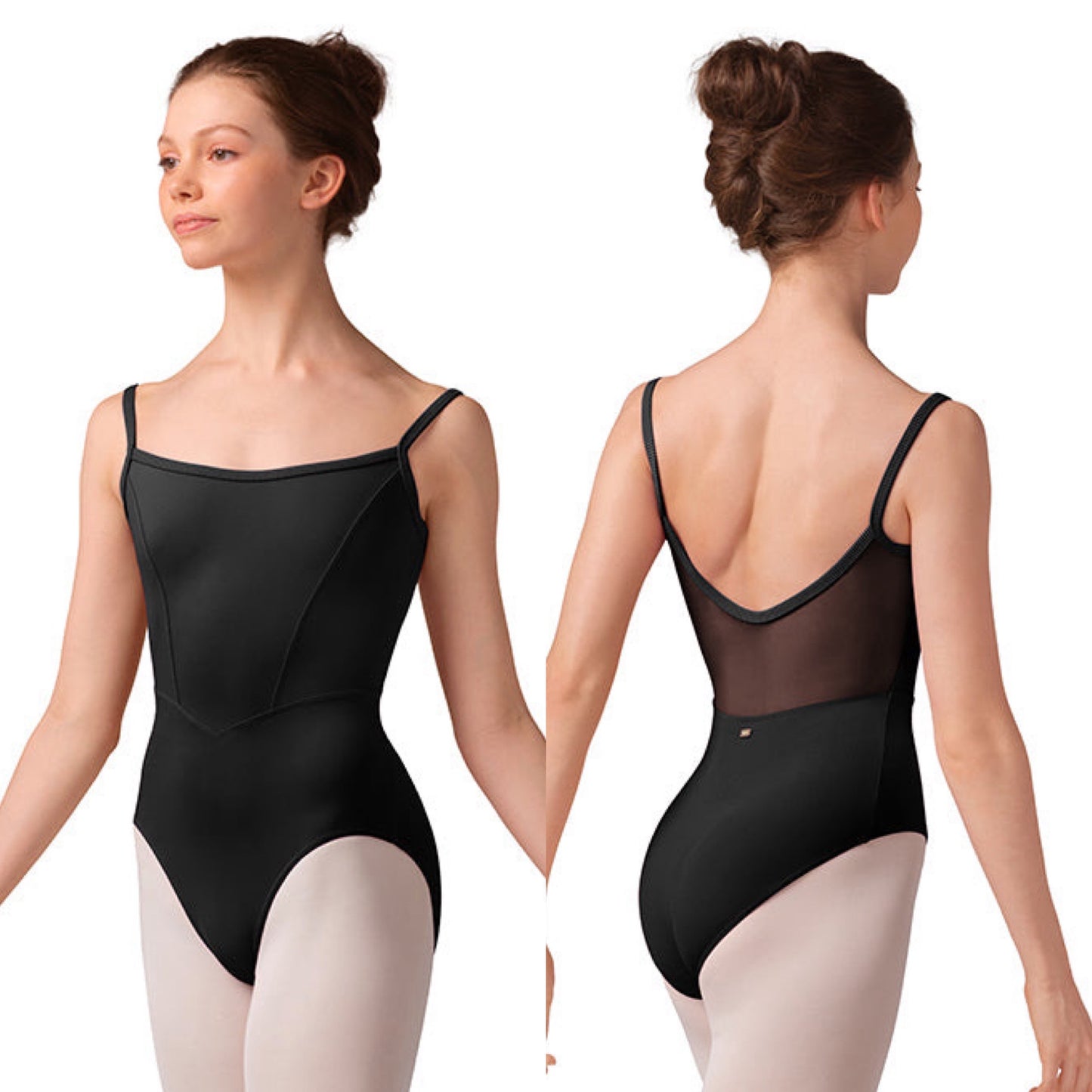 Mesh Bodice Cami Leotard #M70003