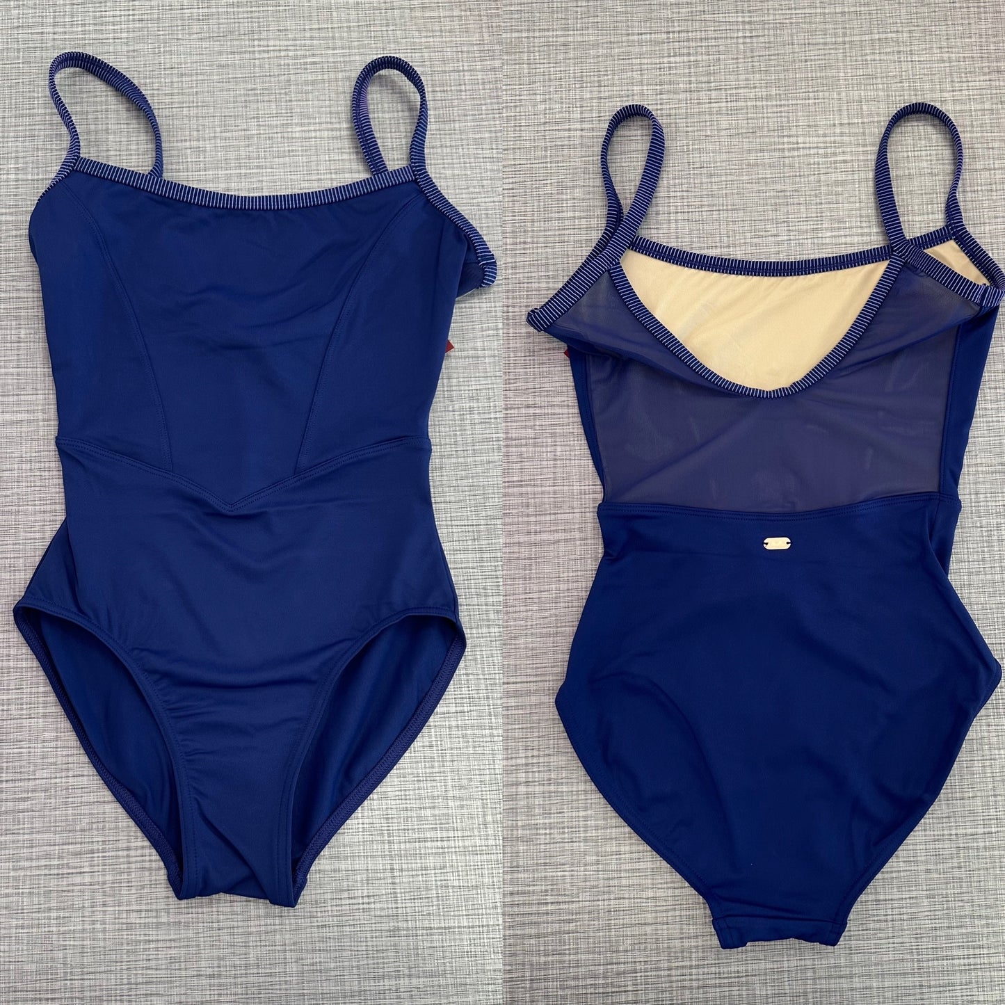 Mesh Bodice Cami Leotard #M70003