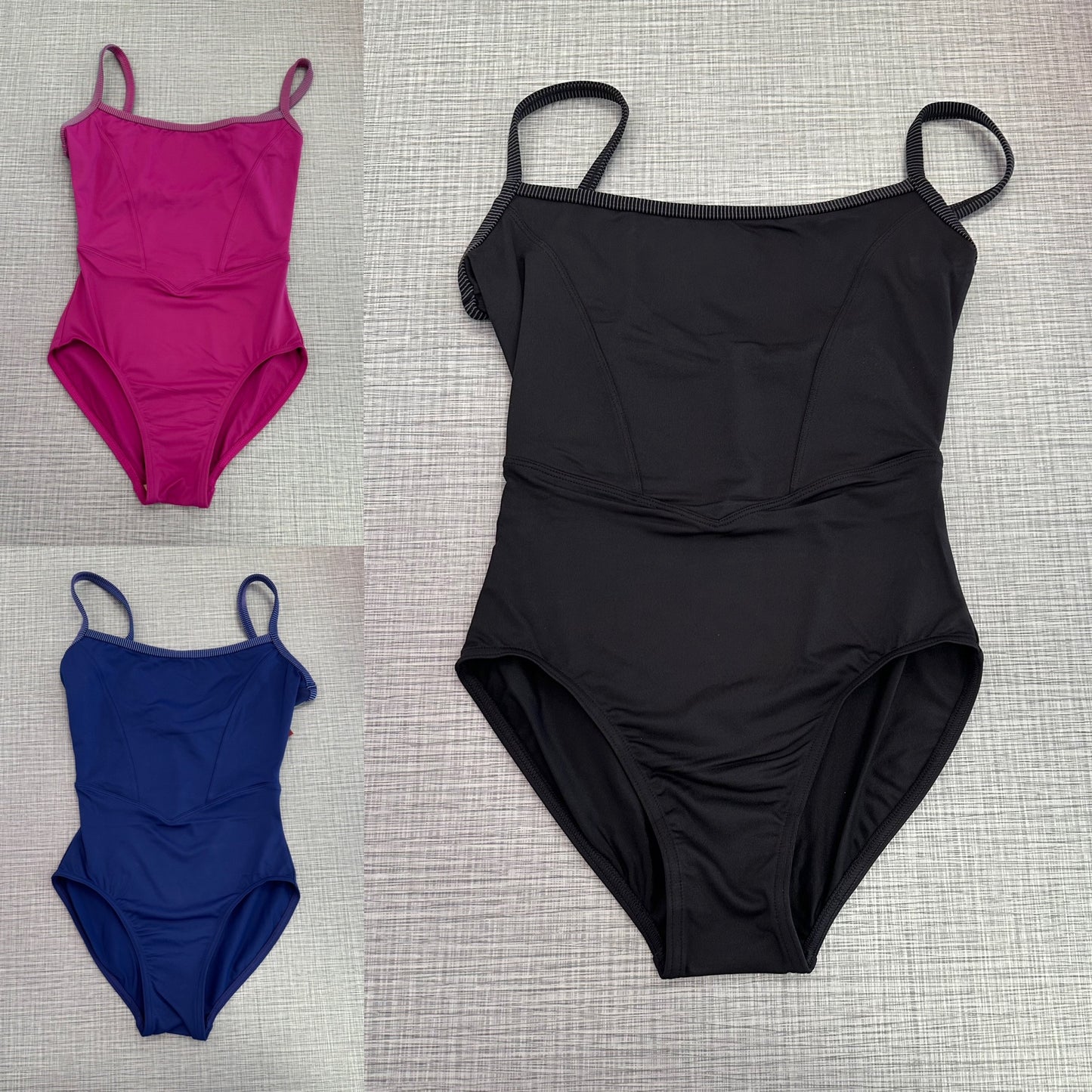 Mesh Bodice Cami Leotard #M70003