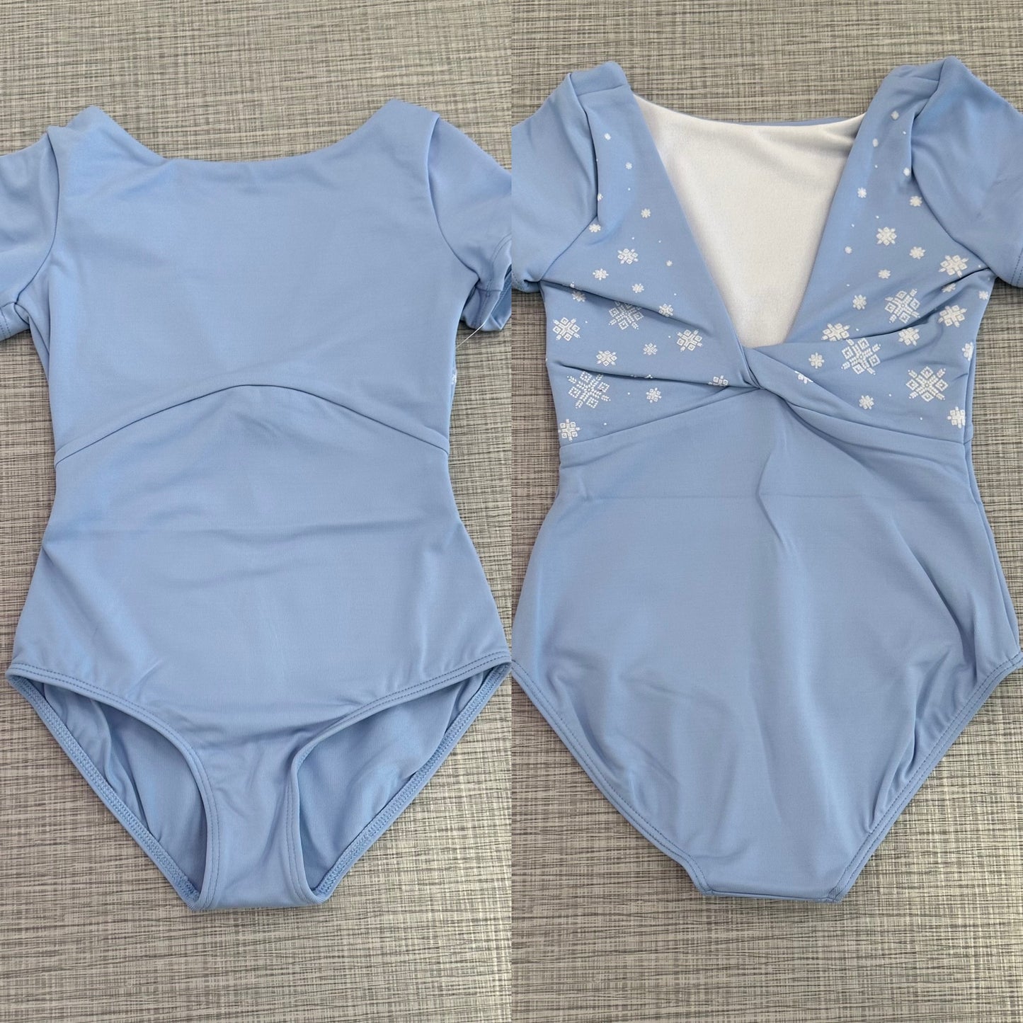 Twist Back Cap Sleeve Leotard #M20005