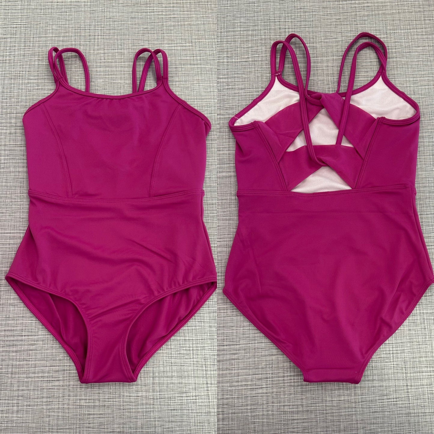 Cross Back Cami Leotard #M70004