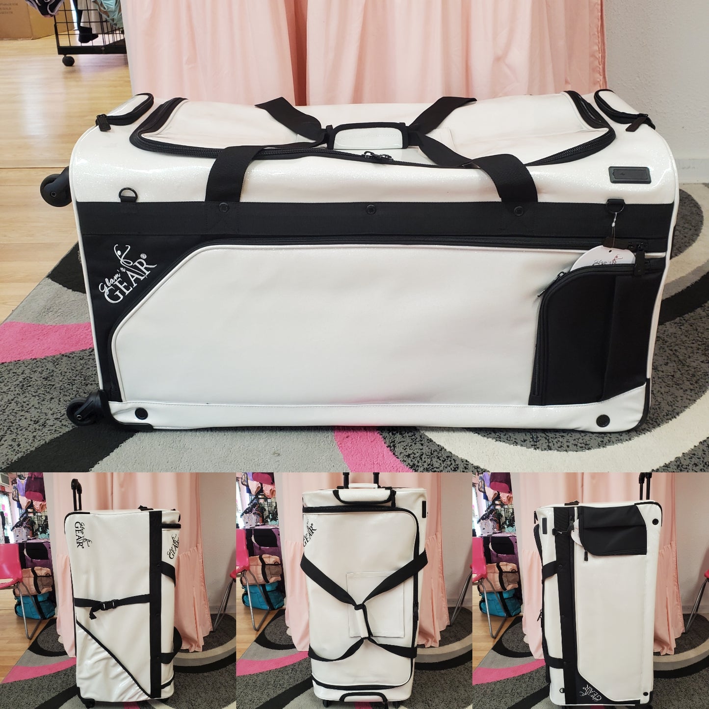 Glam’r Gear White Sparkle Bag