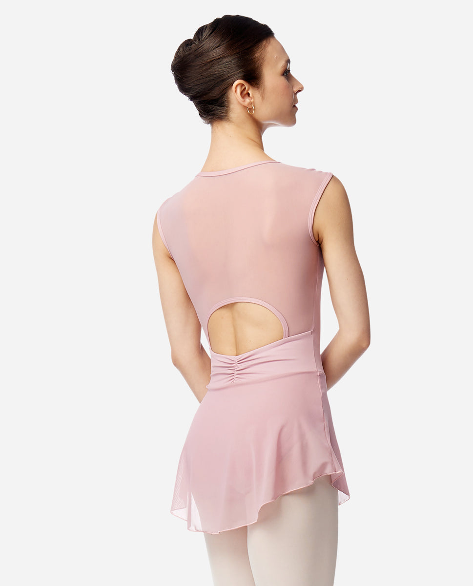 Julia Cap Sleeve Skirted Leotard #LUB870