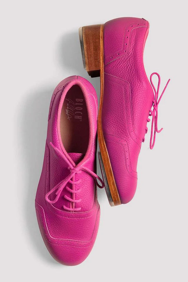 Jason Samuel Smith Fuchsia Pink Pebble Leather Tap Shoes