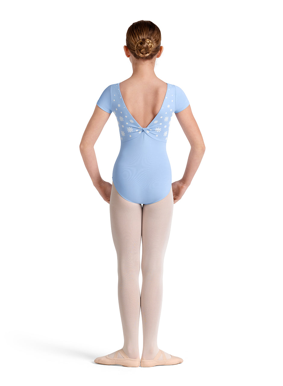 Twist Back Cap Sleeve Leotard #M20005