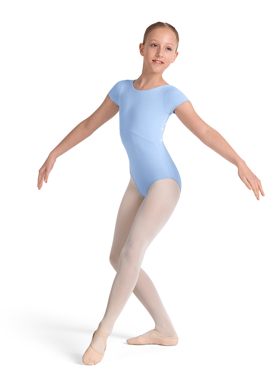 Twist Back Cap Sleeve Leotard #M20005