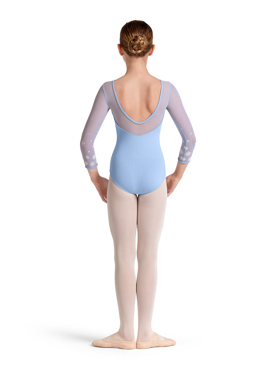 3/4 Mesh Sleeve Leotard & Skirt Separates #M60002