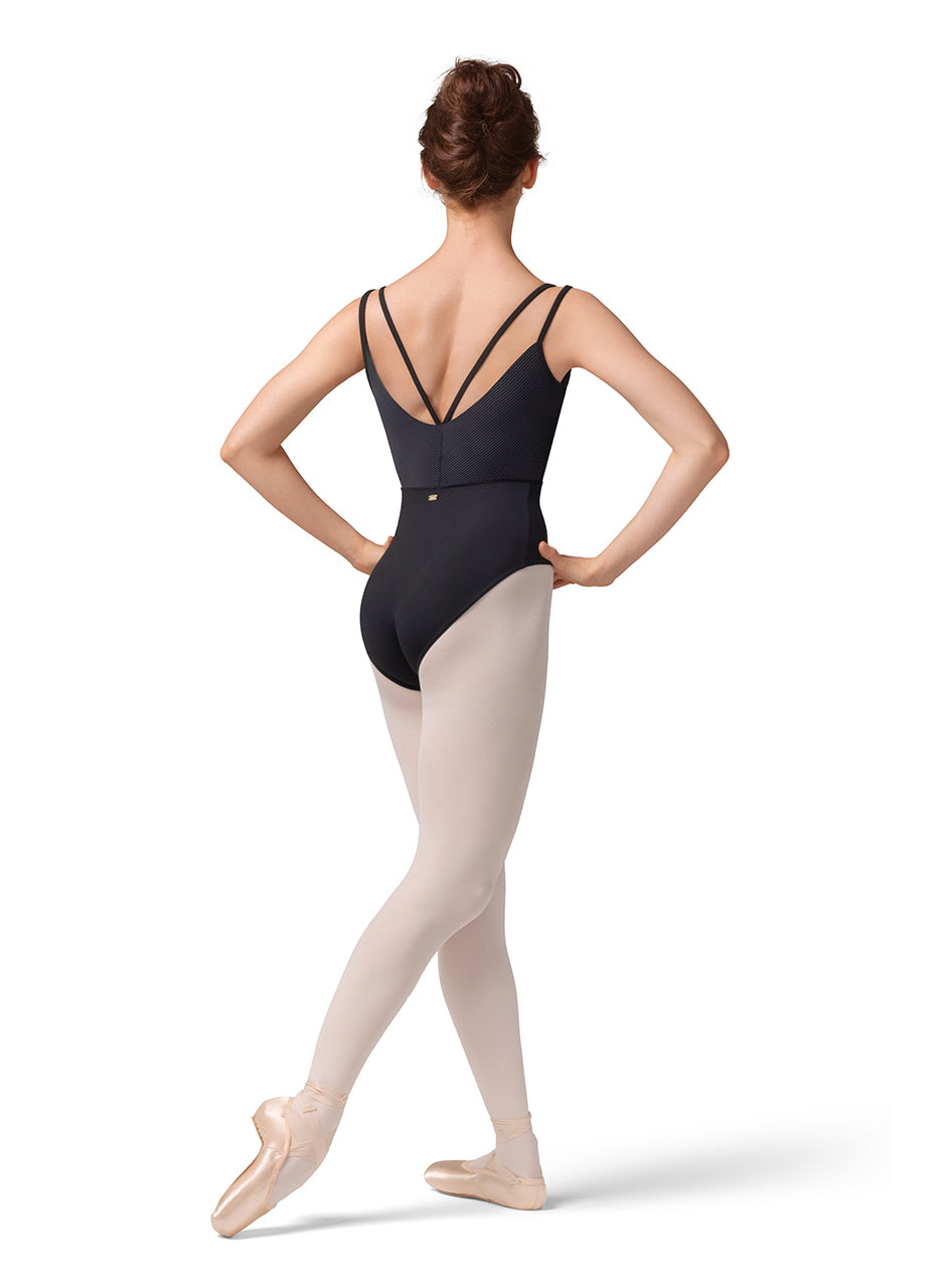 Stripe Bodice Cami Leotard #M70001
