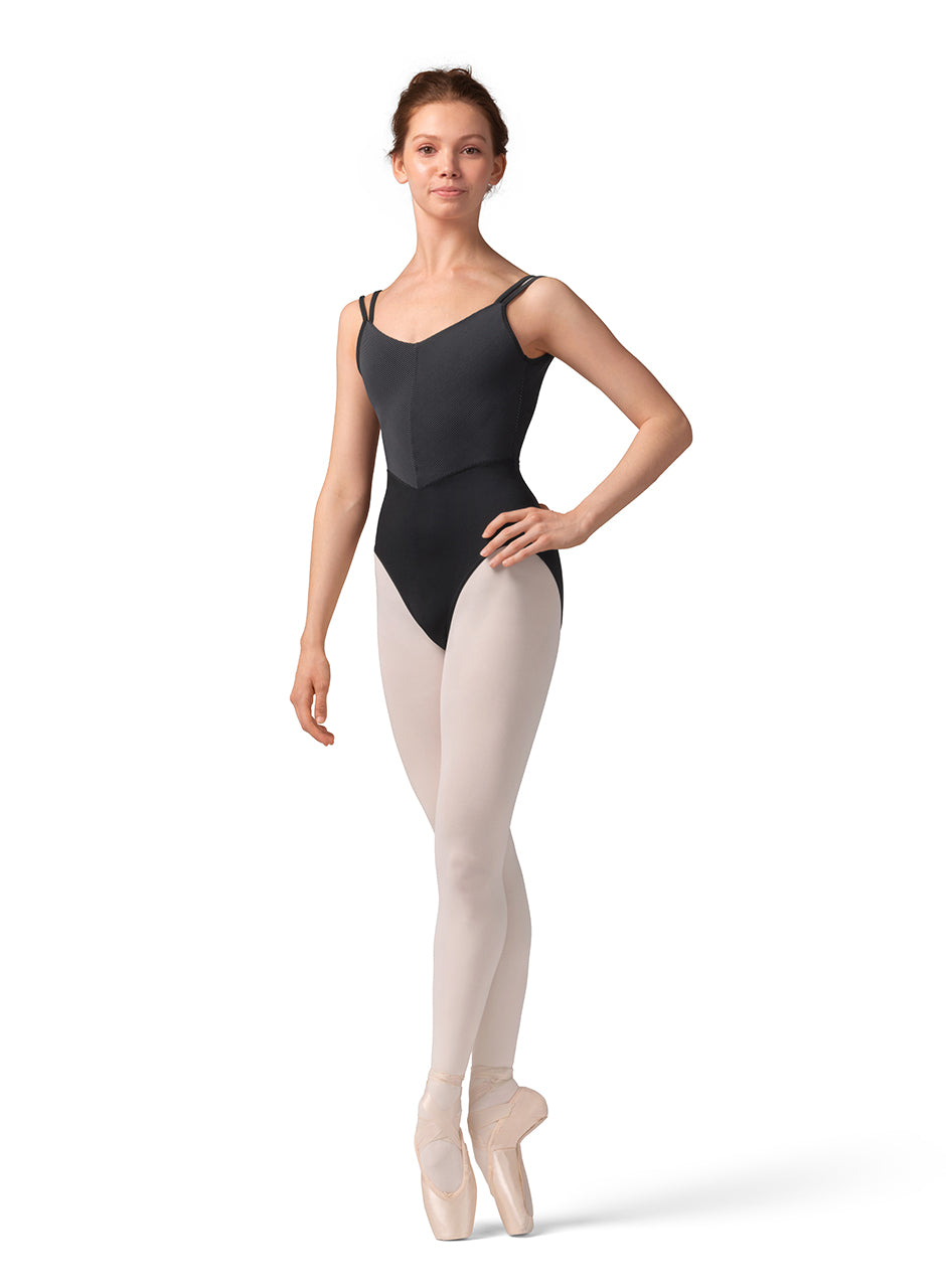 Stripe Bodice Cami Leotard #M70001