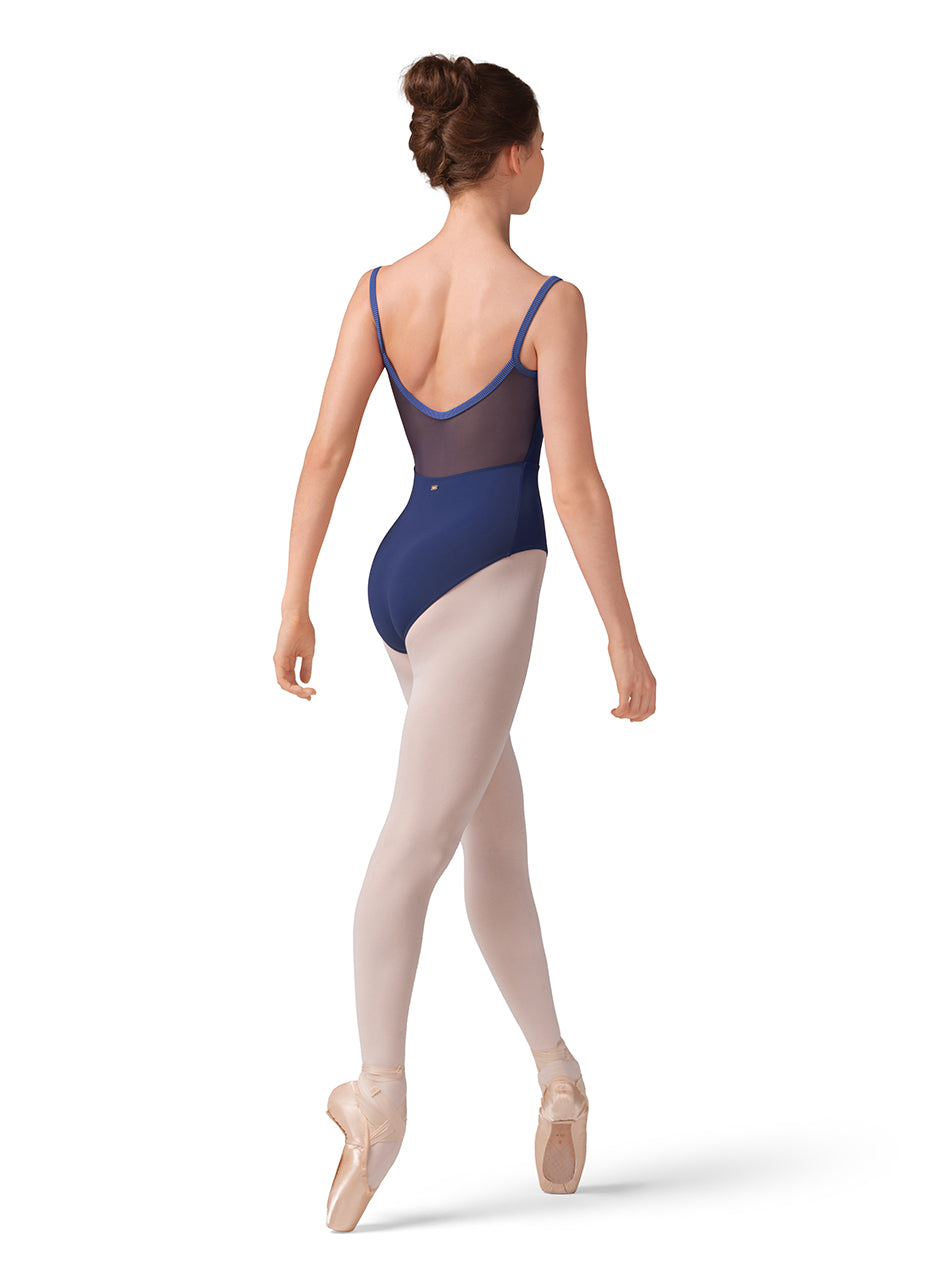 Mesh Bodice Cami Leotard #M70003