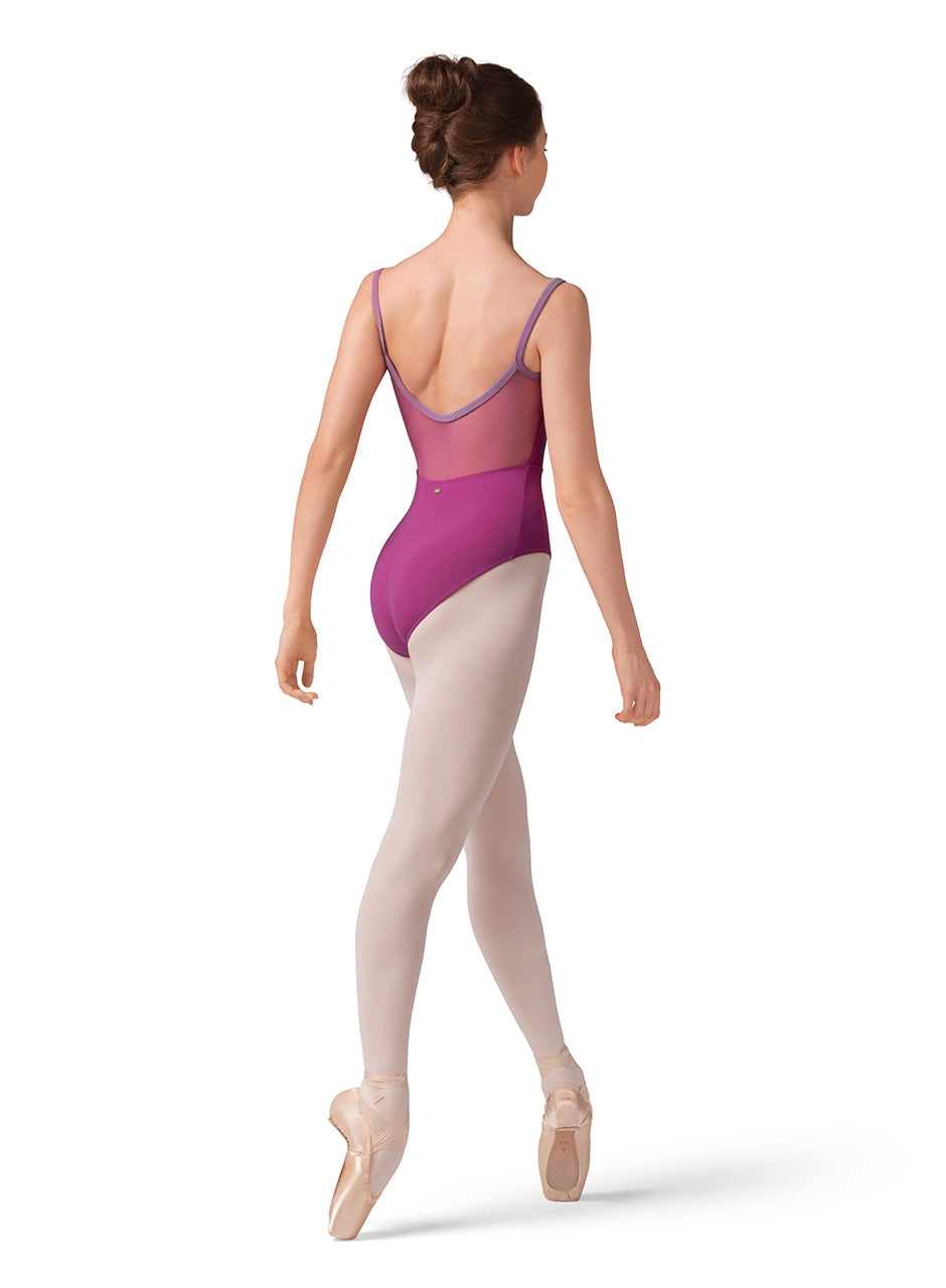 Mesh Bodice Cami Leotard #M70003