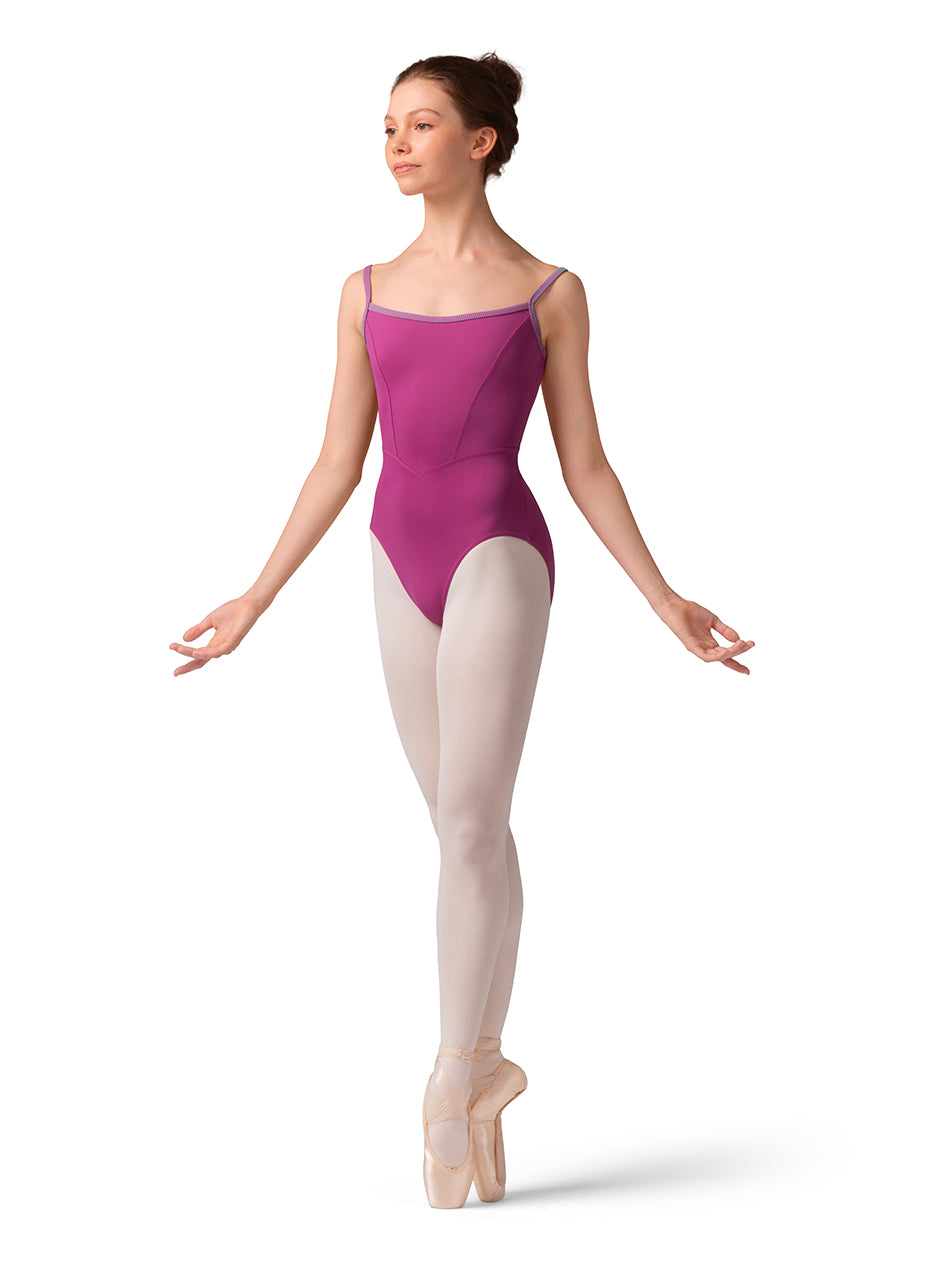 Mesh Bodice Cami Leotard #M70003