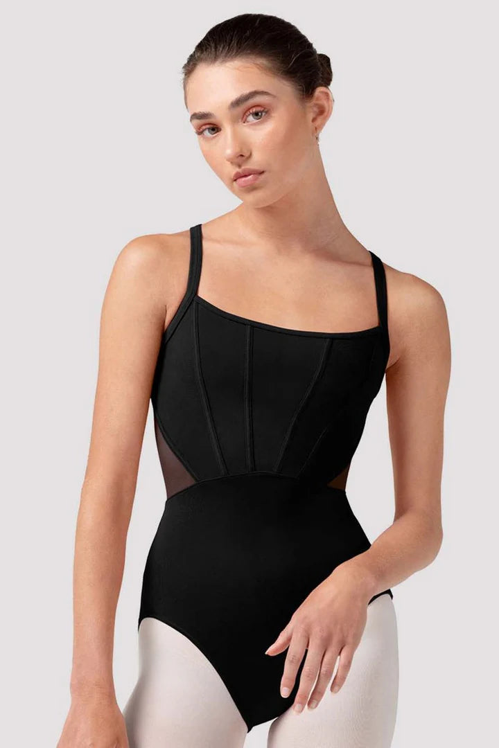 Mia Plain Mesh Back Leotard #70001B