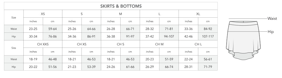Eleve Hipster Mesh Skirt