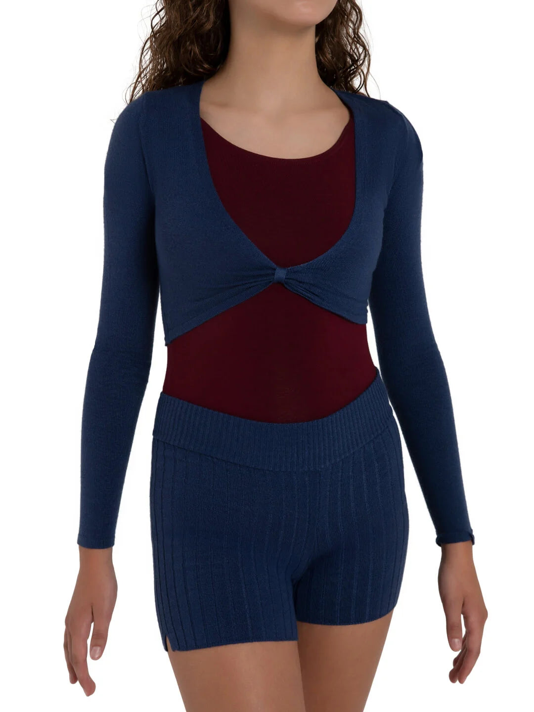 Cropped Pinch Sweater #11001