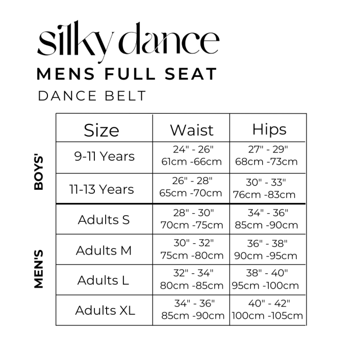 Men's Full Seat Dance Belt