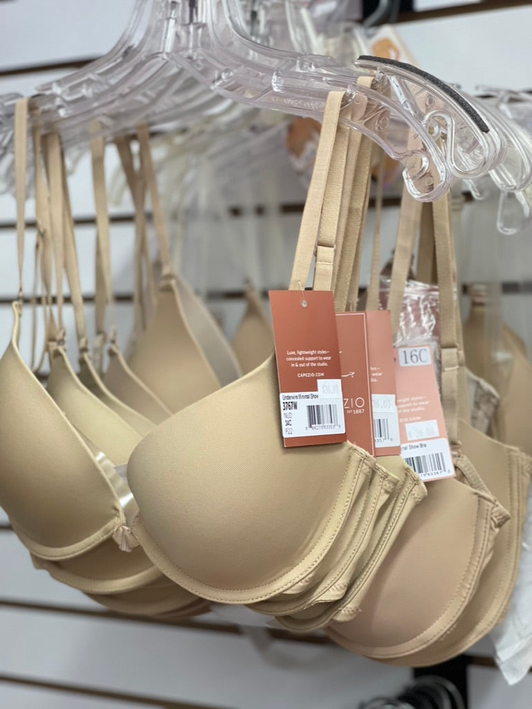 Capezio Underwire Clear Strap Bra #3767