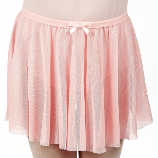 Girls Mesh Skirt in Black or Pink