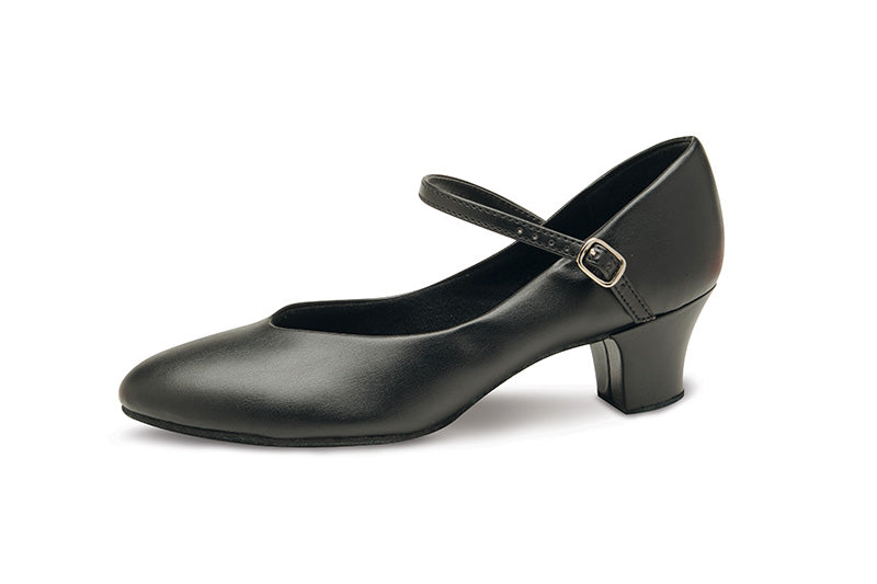Danshuz Black Character Shoe 1.5” Heel