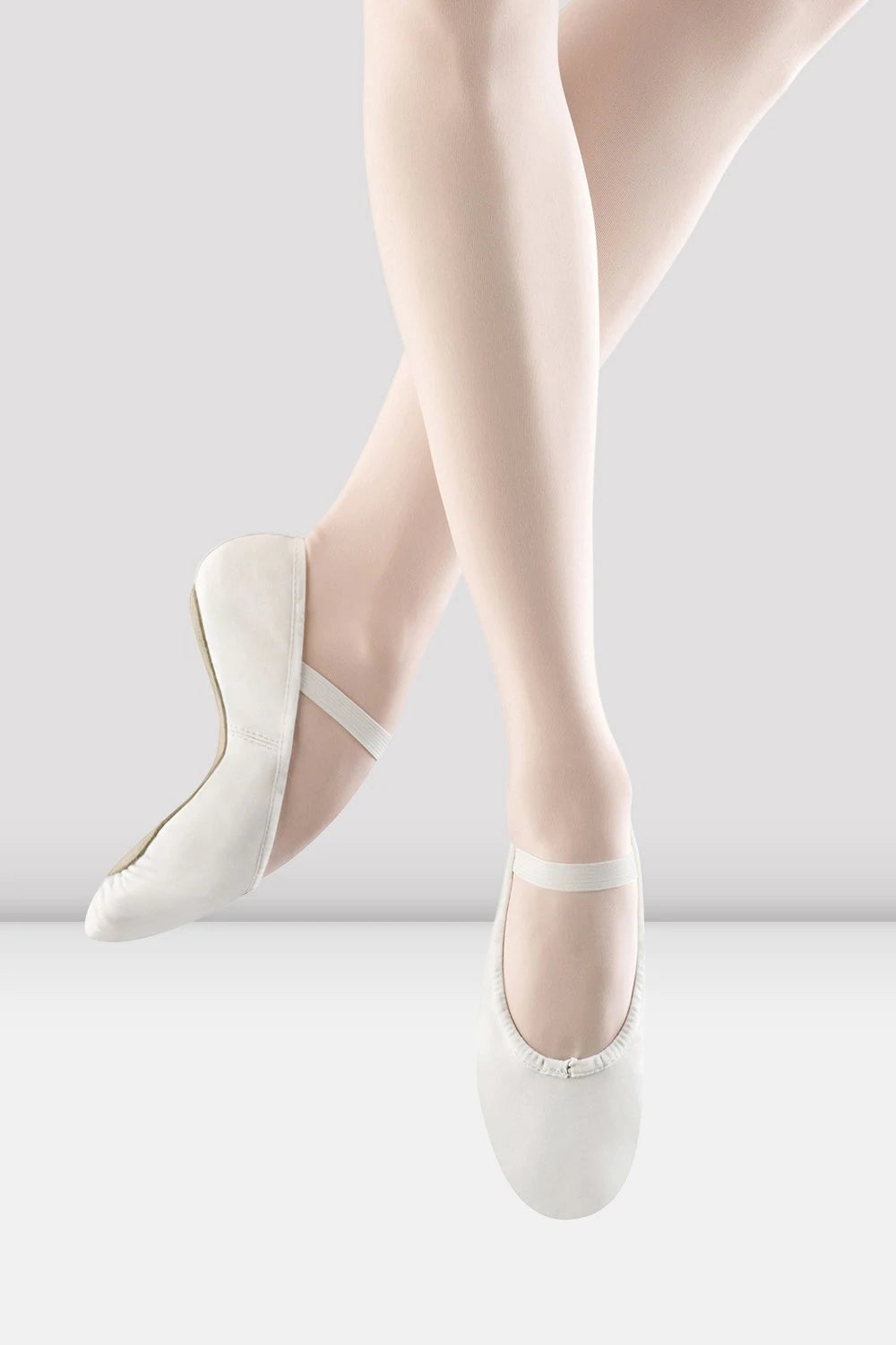 Sale Bloch Leather Full Sole Ballet Shoes
#205- White