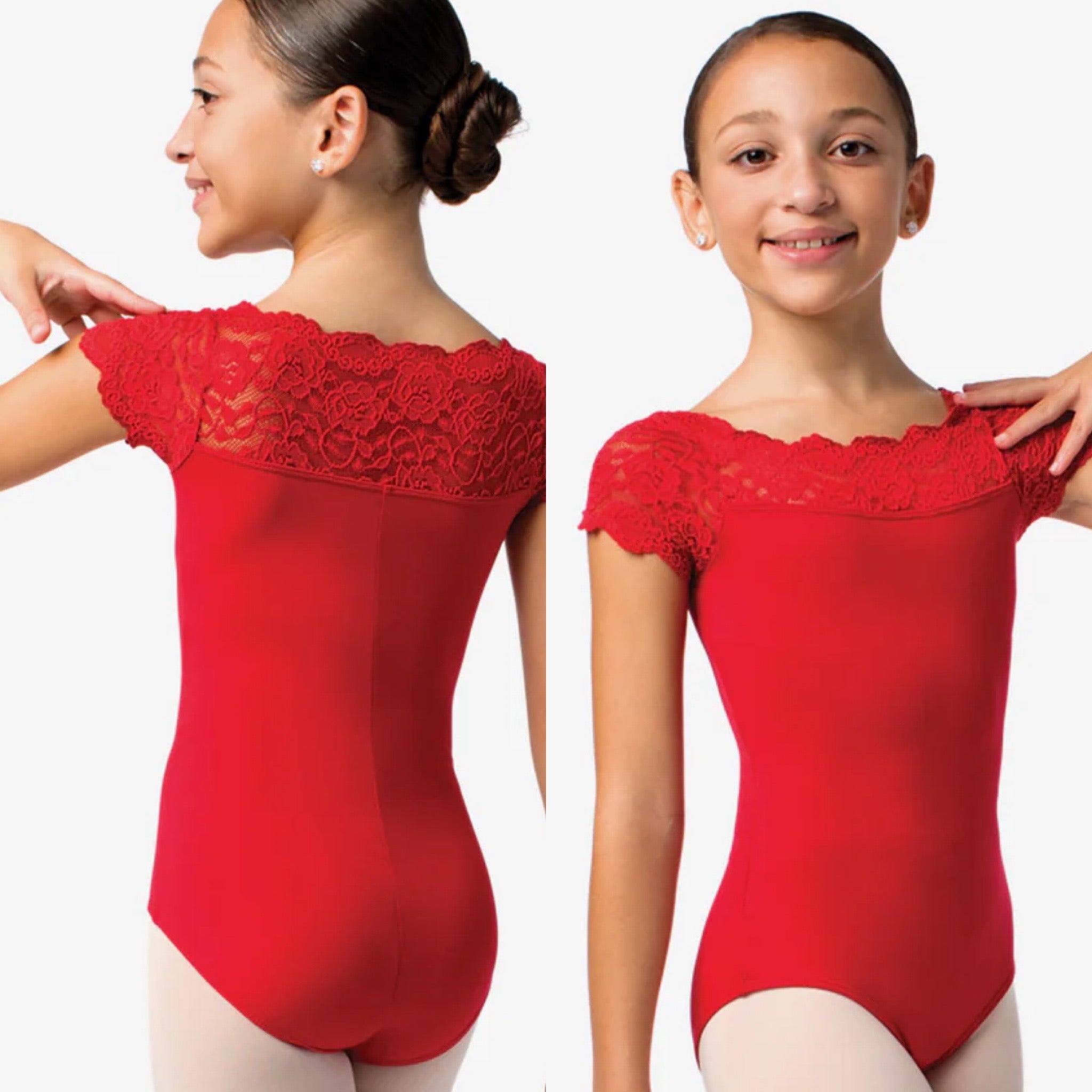 Matilda Lace Leotard: Red – Tightspot Dancewear Center