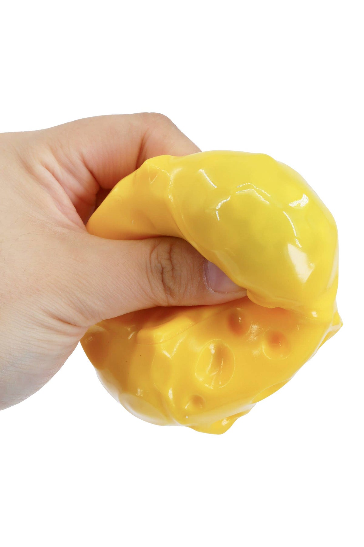 Cheese Zero Rebound TPR Crunchy Bead Slime Filled Squishy