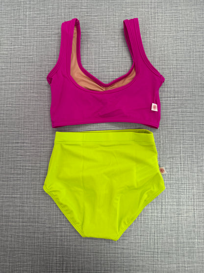 Pinch Front Bra Top & Brief Set
