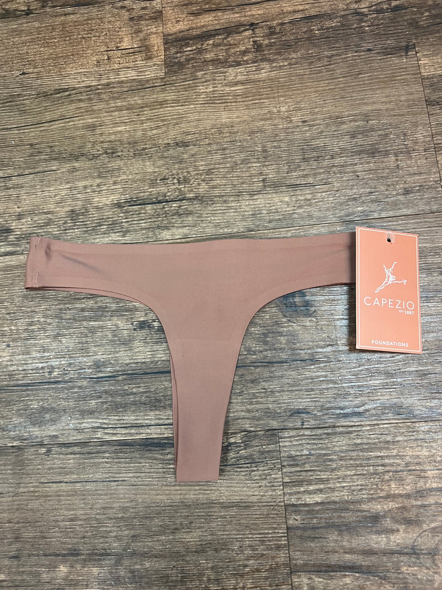 Capezio Mocha Seamless Thong #3691