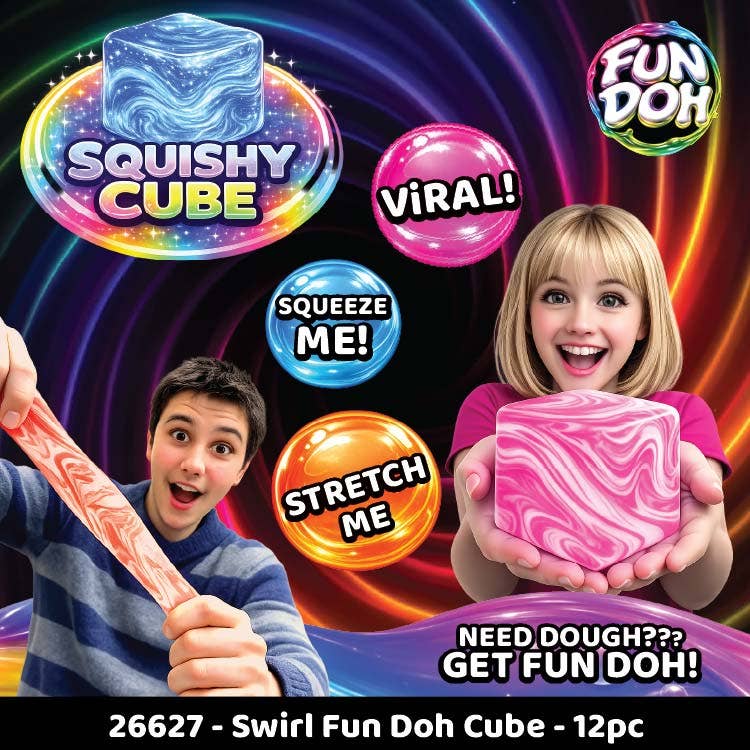 Squishy Swirl Cube